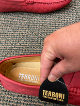 Load image into Gallery viewer, Terroni Italian Design Red Men&#39;s Slip-on Dress/Driver Shoe with LV buckle 8.5-13

