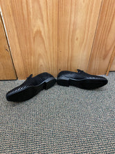 Load image into Gallery viewer, Terroni Italian Design Black Diamond checkerboard suede feel Men’s Slip-on Dress Shoes
