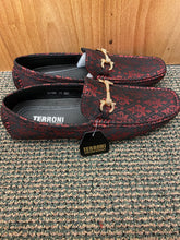 Load image into Gallery viewer, Terroni Italian Design Red Saints Design Men&#39;s Slip-on Dress/Driver Shoes 8.5-13
