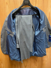 Load image into Gallery viewer, Studio Ferera Slim Fit Grey  Checkered 2-Piece Suit 46S
