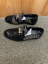 Load image into Gallery viewer, Successos Black Sequins Men’s Red Bottom Dress Shoes Sizes 7-15
