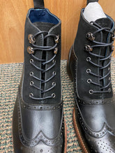Load image into Gallery viewer, Stacy Adams Malone Black Lace-up Suede &amp; Leather Chelsea Boot
