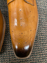 Load image into Gallery viewer, Giovanni Joel Tan Leather Hand-made Lace-up Dress Shoes
