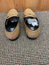 Load image into Gallery viewer, Successos Tan Plaid red bottom slip-on dress shoes sizes 7-15

