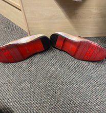 Load image into Gallery viewer, Successos Tan Plaid red bottom slip-on dress shoes sizes 7-15
