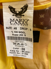 Load image into Gallery viewer, Mario Casas Slim Fit European Double Breasted Suit with Gold Buttons
