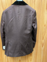 Load image into Gallery viewer, Needle &amp; Stitch Burgundy 3-Piece Velvet Tuxedo 34S
