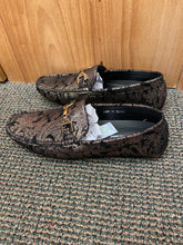 Load image into Gallery viewer, Terroni Italian Design Gold Paisley Print Men&#39;s Slip-on Dress/Driver Shoe 8.5-13
