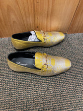 Load image into Gallery viewer, Successos Gold Slip-on Men’s Red Bottom Dress Shoes Sizes 7-15 Style SH3587
