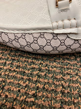 Load image into Gallery viewer, Terroni Italian Design White Gucci Print Smoking Men&#39;s Slip-on Dress/Driver Shoe
