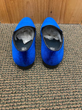Load image into Gallery viewer, Terroni Italian Design Royal Blue Suede-like Smoking Slip-on Men’s Dress Shoes

