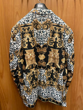 Load image into Gallery viewer, Cielo Black Versace Print Blazer 36R-54R
