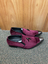 Load image into Gallery viewer, Amali Corwin-165 Burgundy Slip-on Men’s Dress Shoes Size 8.5
