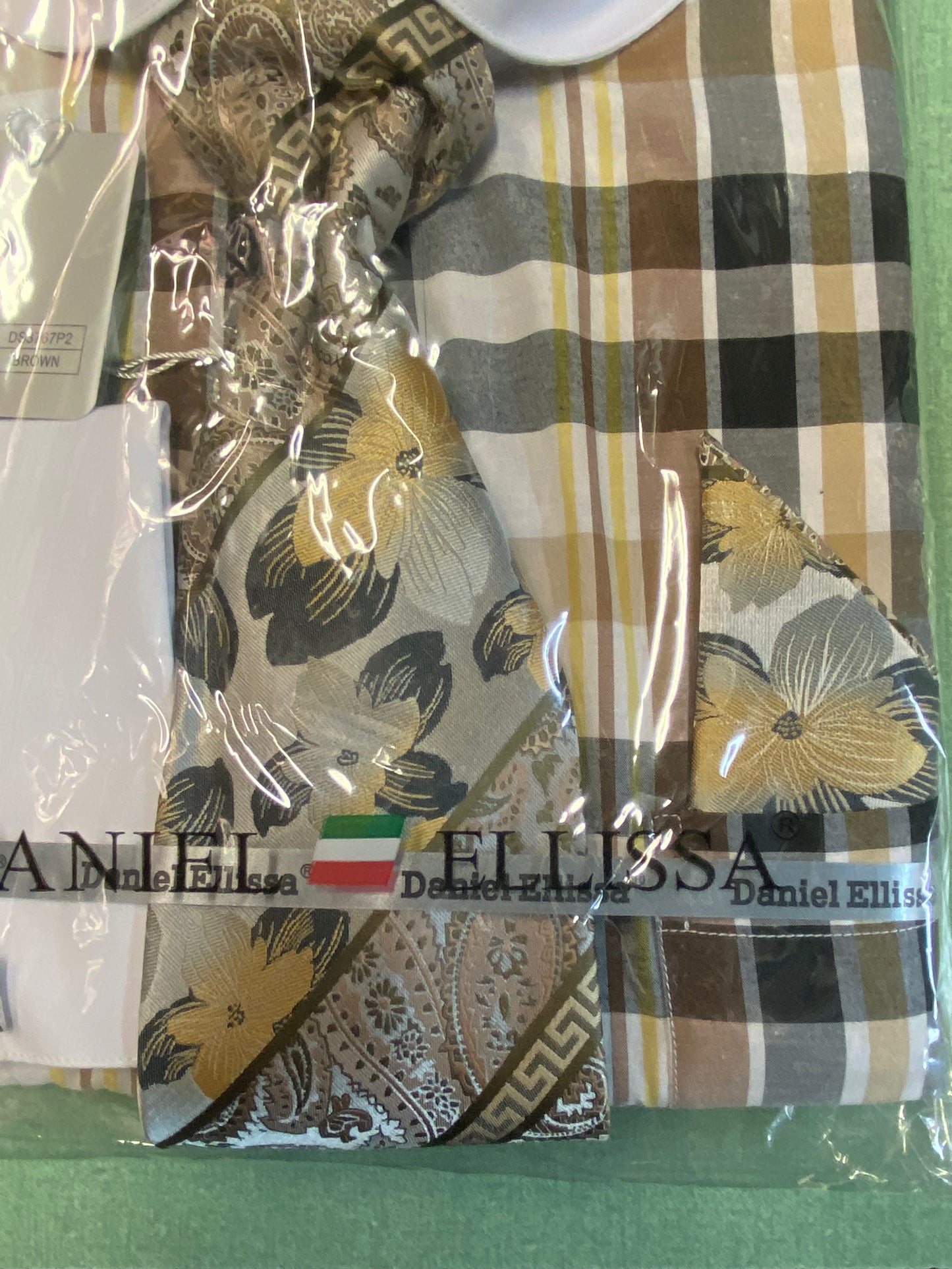 Daniel Ellissa DS3767P2 Brown Dress Shirt