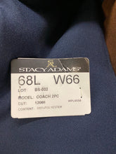 Load image into Gallery viewer, Stacy Adams Navy Suit 68L Coach 2PC
