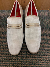 Load image into Gallery viewer, After Midnite Champagne Red Bottom Smoking Slip-on Dress Shoe Style: 6979
