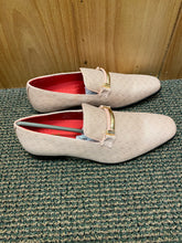 Load image into Gallery viewer, After Midnite Blush Pink Smoking Slip-on Men’s Red Bottom Dress/Prom Shoes Style: 6993
