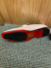 Load image into Gallery viewer, After Midnite Blush Pink Smoking Slip-on Men’s Red Bottom Dress/Prom Shoes Style: 6993

