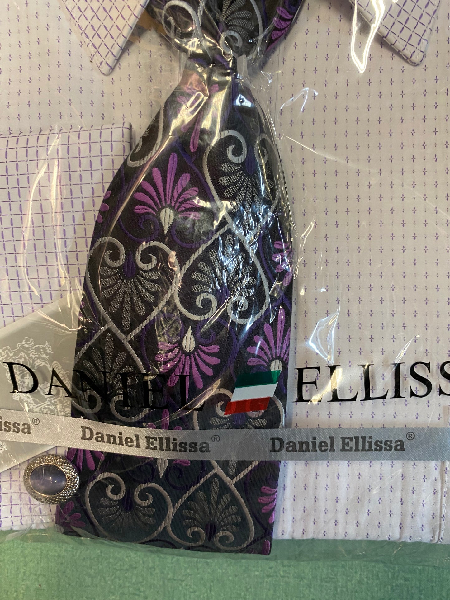 Daniel Ellissa DS3792P2 Purple Dress Shirt