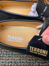Load image into Gallery viewer, Terroni Italian Design Black Slip-on Men&#39;s Dress/Driver Shoes with LV Buckle
