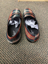 Load image into Gallery viewer, Successos Green Plaid red bottom slip-on dress shoes sizes 7-15
