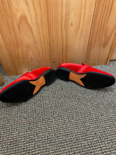 Load image into Gallery viewer, Terroni Italian Design Red Suede-like Smoking Slip-on Men’s Dress Shoes
