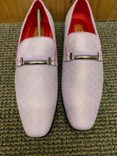 Load image into Gallery viewer, After Midnite Lavender Smoking Slip-on Men’s Red Bottom Dress/Prom Shoes Style: 6993
