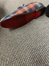 Load image into Gallery viewer, Successos Green Plaid red bottom slip-on dress shoes sizes 7-15
