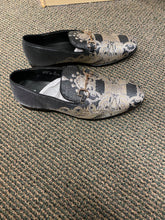 Load image into Gallery viewer, Successos Black fancy print red bottom slip-on dress shoes sizes 7-15
