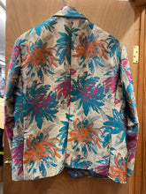 Load image into Gallery viewer, Kent &amp; Park Teal Blue Floral Print Blazer
