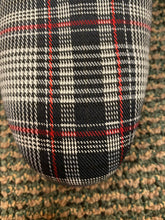Load image into Gallery viewer, Successos Black/White/Red Plaid red bottom slip-on dress shoes sizes 7-15
