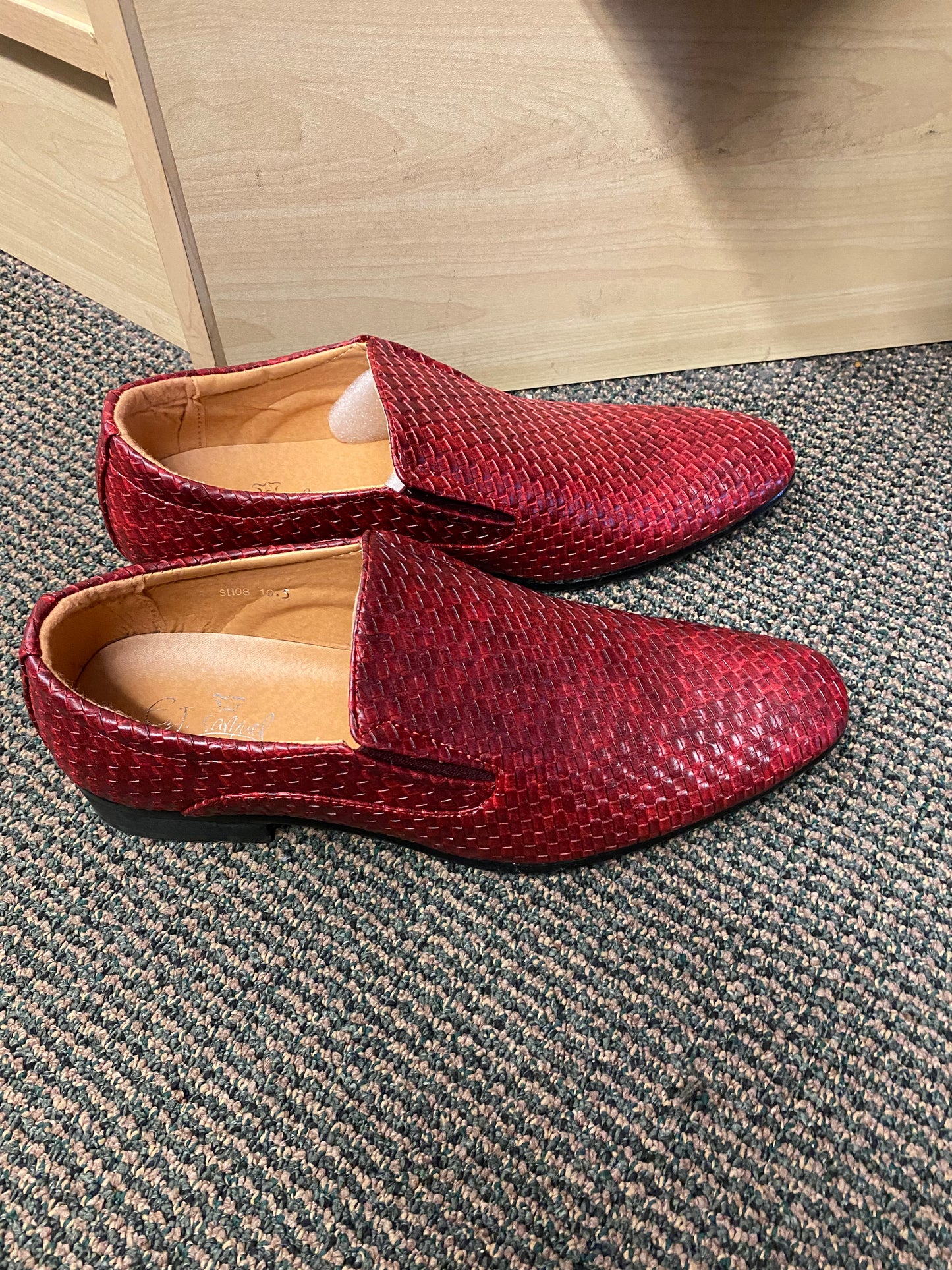 EJ Samuel Red Slip-on shoes size 10.5