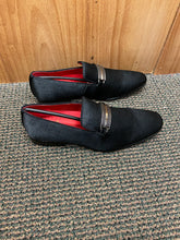 Load image into Gallery viewer, After Midnite Black Red Bottom Smoking Slip-on Dress Shoe Style: 6979
