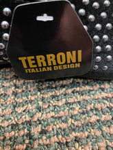 Load image into Gallery viewer, Terroni Italian Design Black/Silver Smoking Slip-ons Men's Prom Dress Shoes
