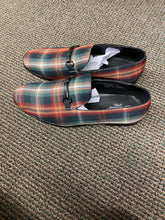 Load image into Gallery viewer, Successos Green Plaid red bottom slip-on dress shoes sizes 7-15

