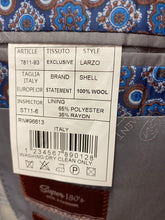 Load image into Gallery viewer, Statement Italy Grey/Blue Plaid 3-Piece Suit 54L
