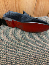 Load image into Gallery viewer, Royal Shoes Black Spikes/Rhinestones Smoking Slip-on Red Bottom Men’s Dress Shoes LF-8873 Sizes 8-13
