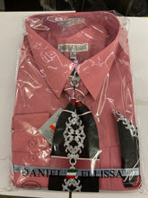 Load image into Gallery viewer, Daniel Ellissa DS3001 Rose Convertible cuff Men’s Dress Shirt
