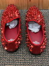 Load image into Gallery viewer, Royal Shoes Red Spikes Smoking Slip-on Red Bottom Men’s Dress Shoes LF-8832 Sizes 8-13
