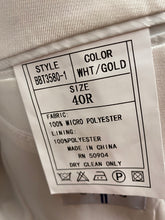 Load image into Gallery viewer, Cielo Off white/Gold Fancy print 1-button jacket
