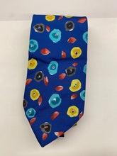 Load image into Gallery viewer, Excello Cravats Royal Blue Multicolored Tie
