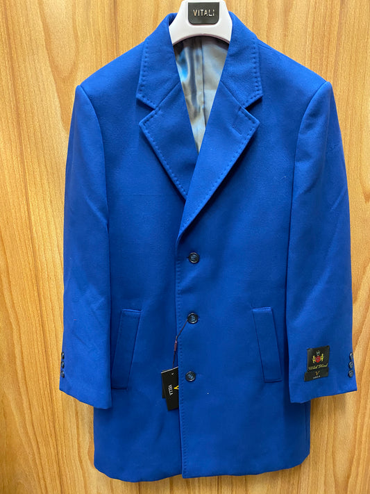 Vella Royal Blue Car-coat