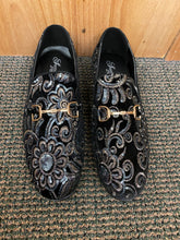 Load image into Gallery viewer, Successos Black Suede Men’s Red Bottom Dress Shoes Sizes 7-15
