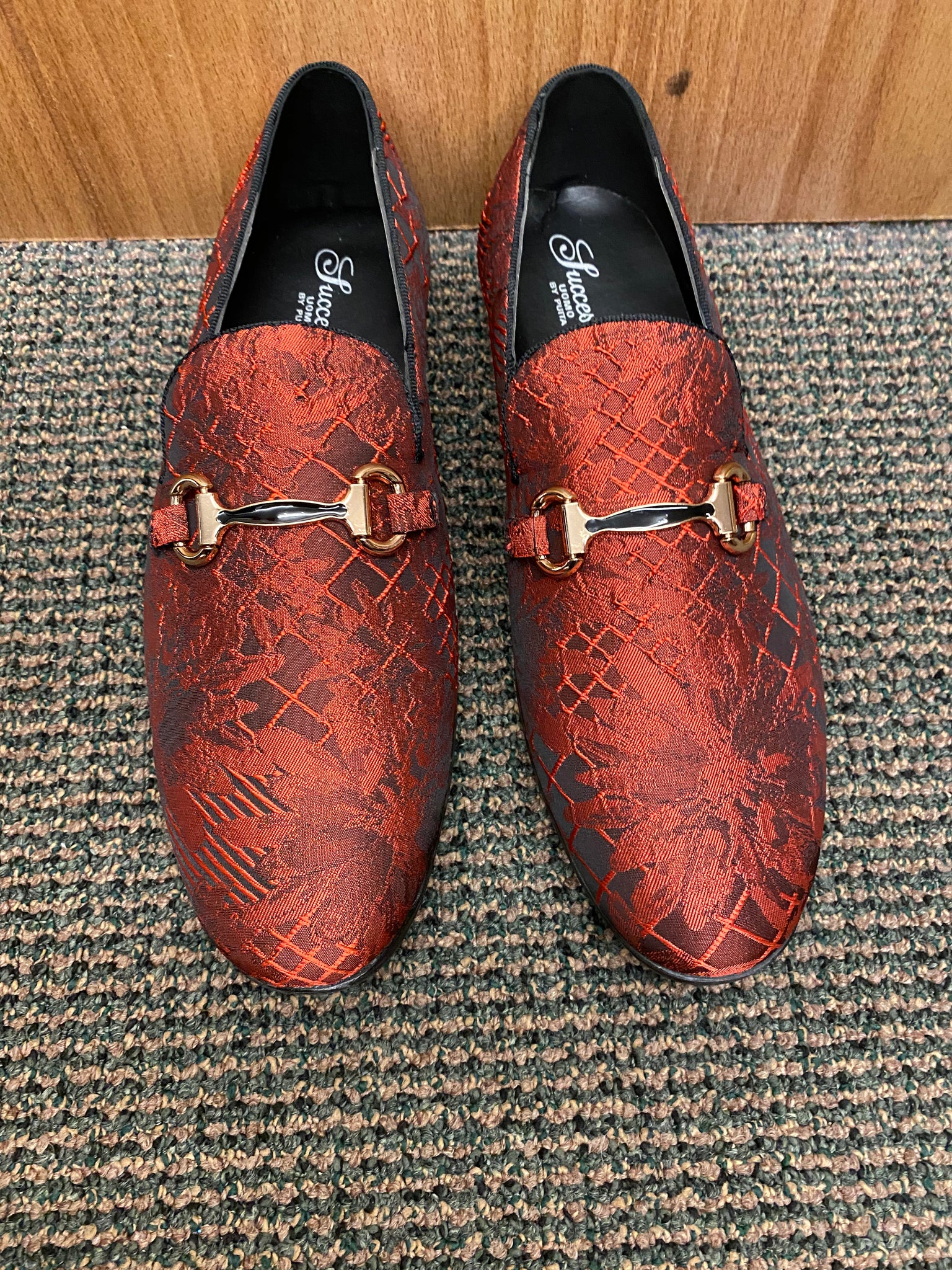 Successos Rust Men’s Red Bottom Dress Shoes Sizes 7-15 10