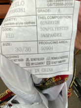 Load image into Gallery viewer, Cielo Red/Black Versace Print Ultra Slim Fit Pants Size 30-44 Waist Inseam 36
