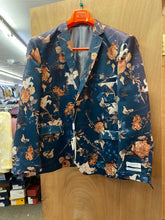 Load image into Gallery viewer, Lorenzo Bruno Green Floral Print Blazer
