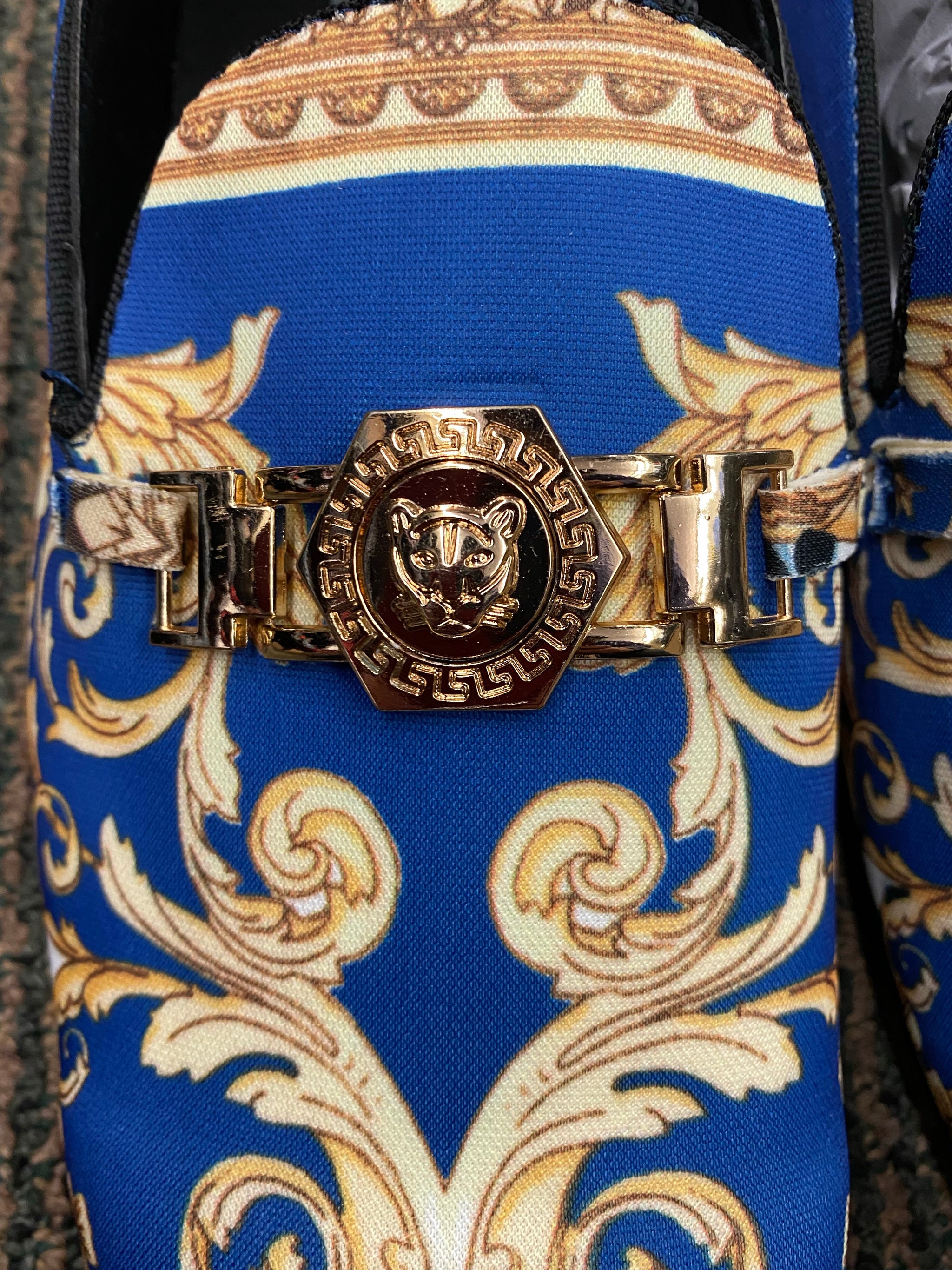 blue versace dress shoes Medusa satin slingback sandals in blue - Versace