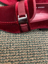 Load image into Gallery viewer, Terroni Italian Design Burgundy Suede-like Smoking Slip-on Men’s Dress Shoes
