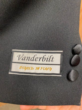 Load image into Gallery viewer, Vanderbilt Black Double Breasted Tuxedo Size 16
