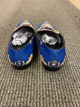 Load image into Gallery viewer, Success Royal Blue Versace Print Men’s Dress Shoes
